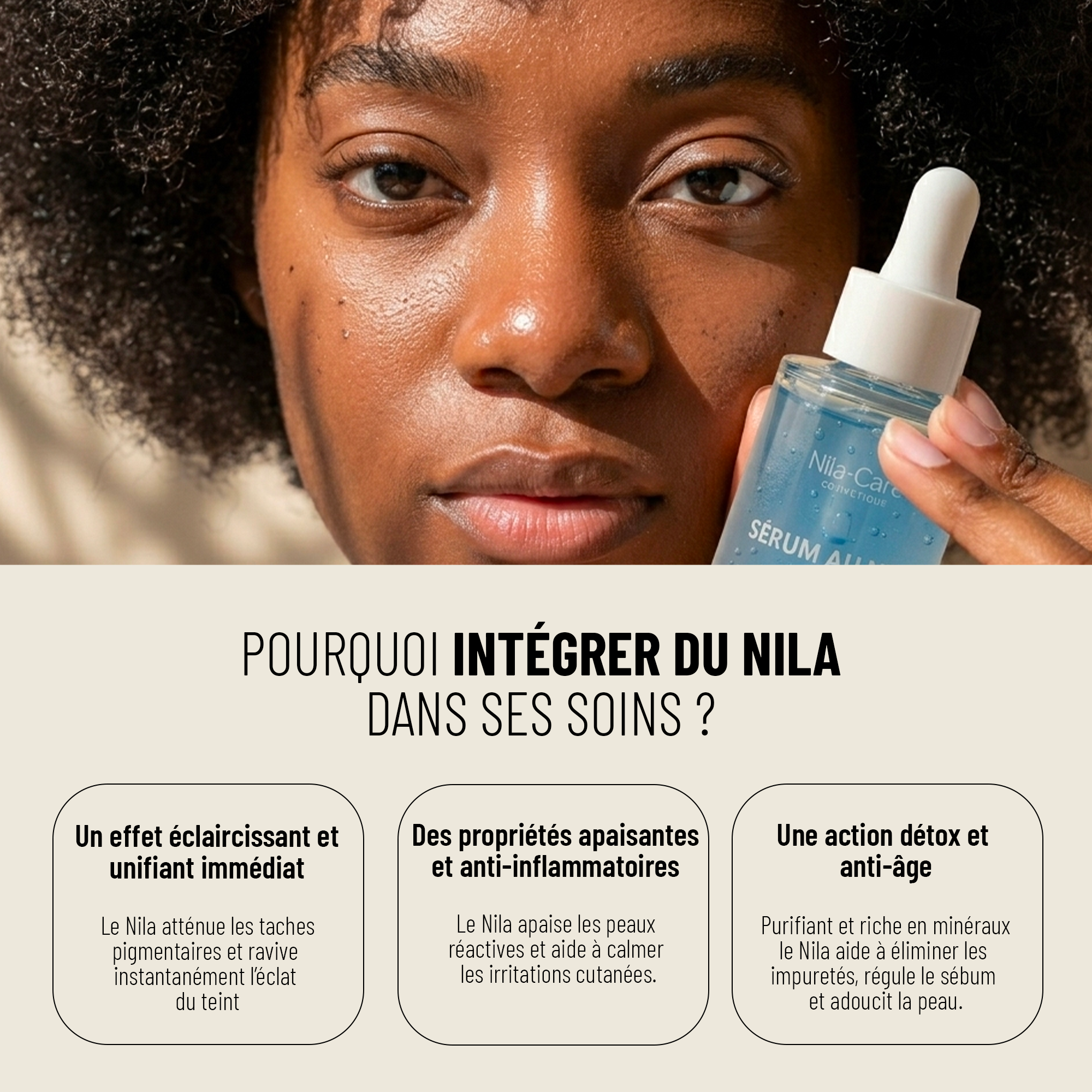 Sérum anti-imperfections au Nila