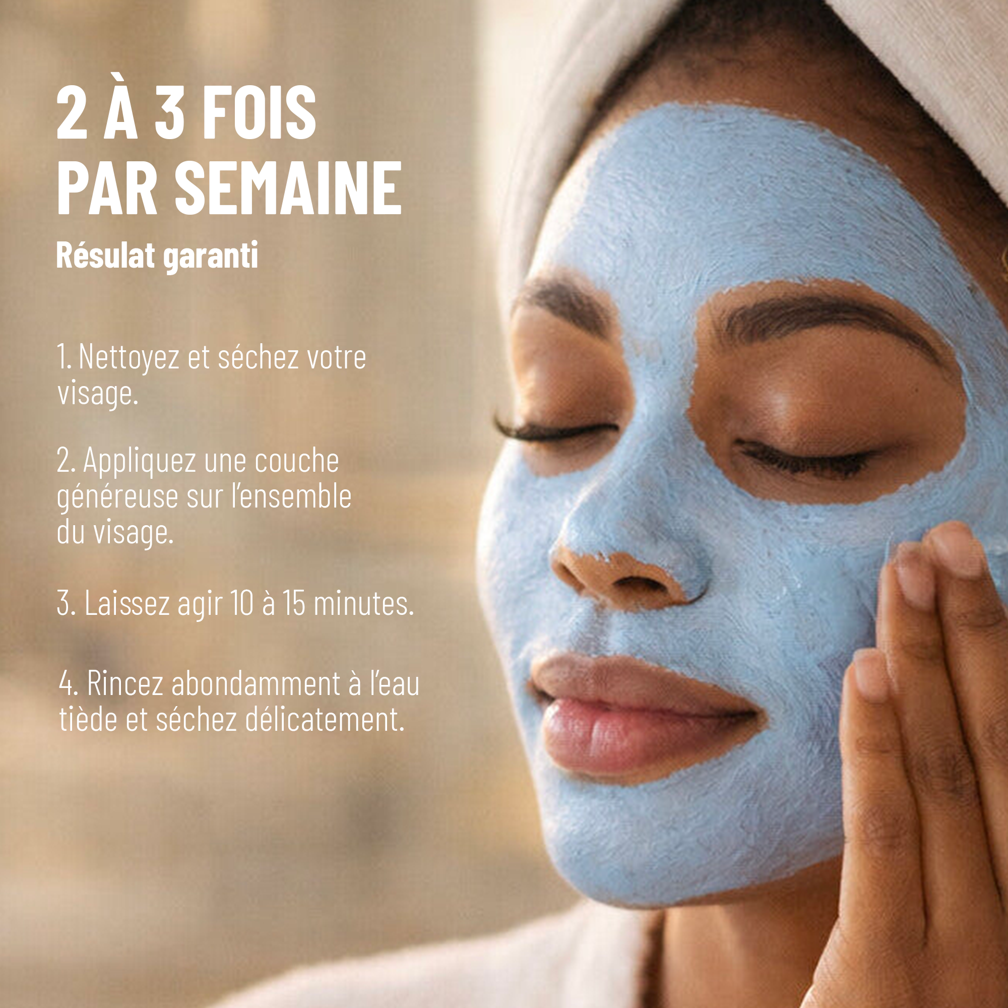 Masque anti-imperfections au Nila